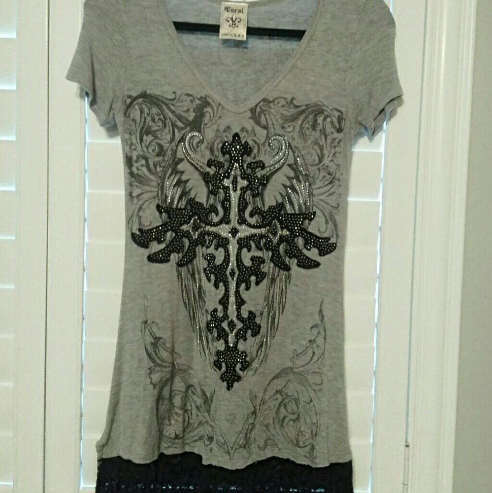 V Neck Soft Tee Shirt Dress